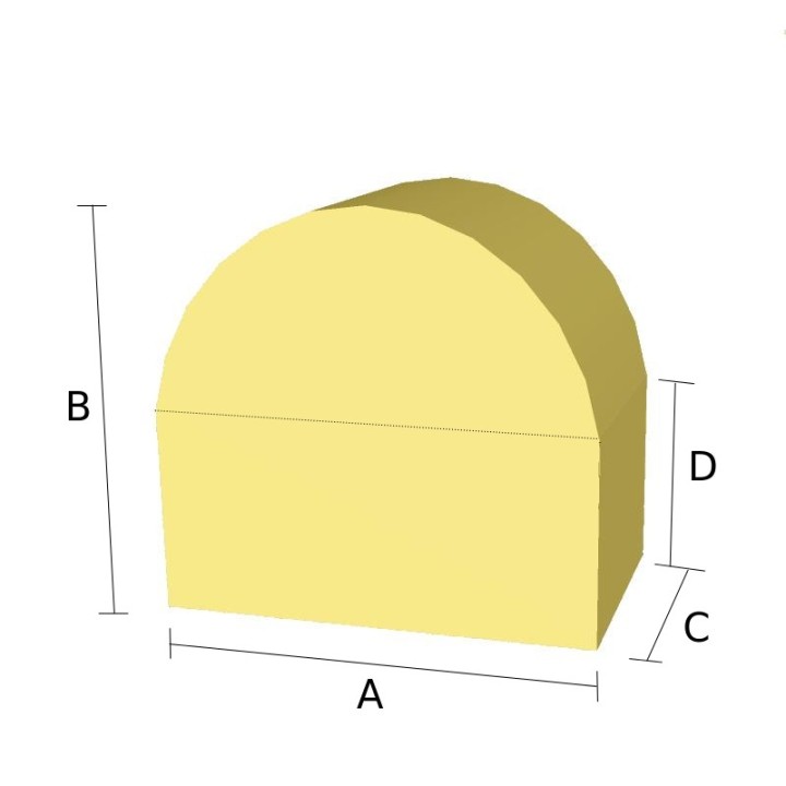 Semi circulo recto