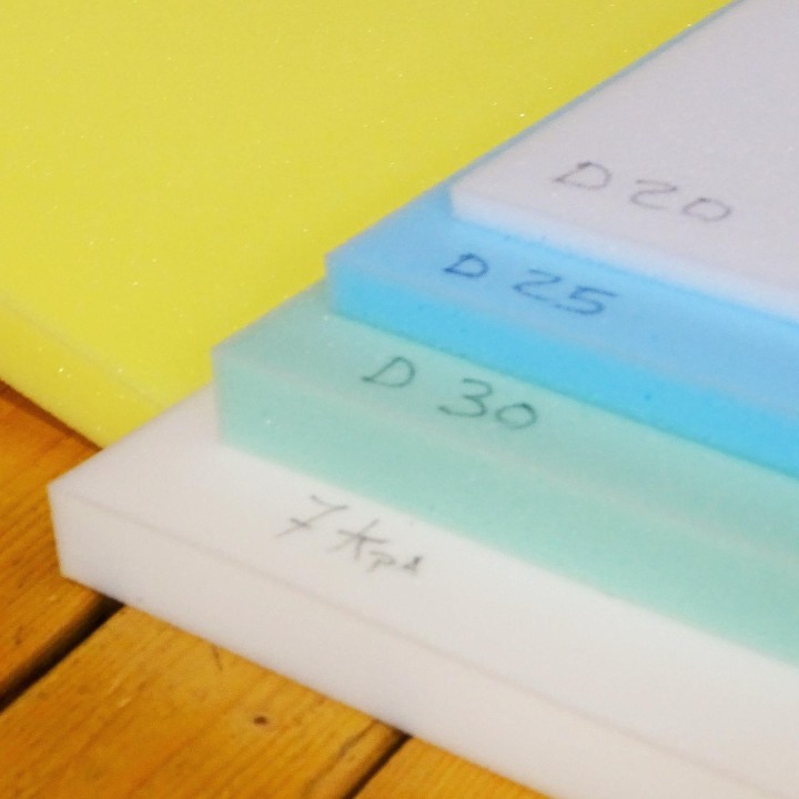 Planchas de goma espuma fina